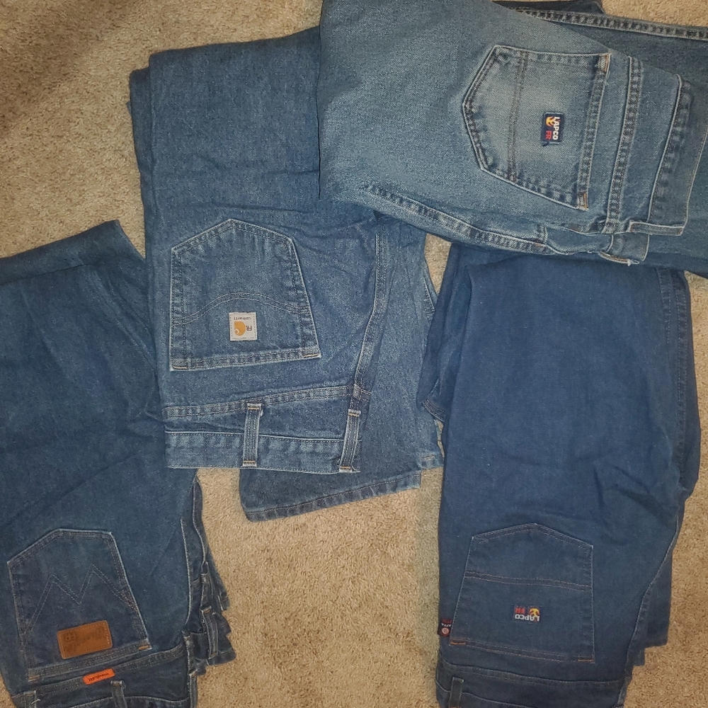 F. R. PANTS  Carhartt, Wrangler  and Lapco